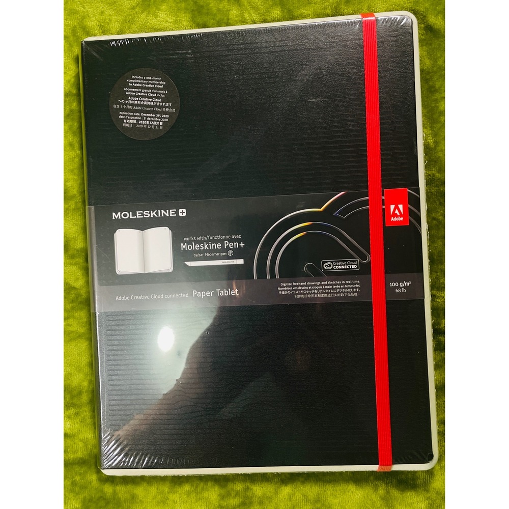 Moleskine Paper Tablet Adobe‎ Creative Cloud Connected Notebook New Sealed